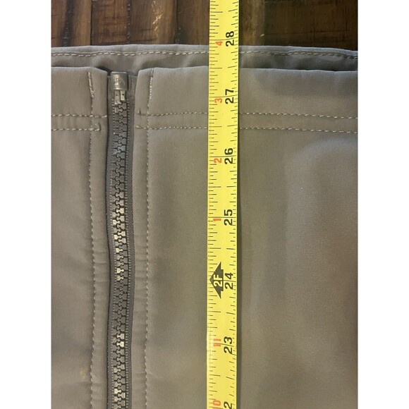 Eddie Bauer Jacket Soft Shell Mens Medium Gray Full Zip Fleece - Picture 9 of 9